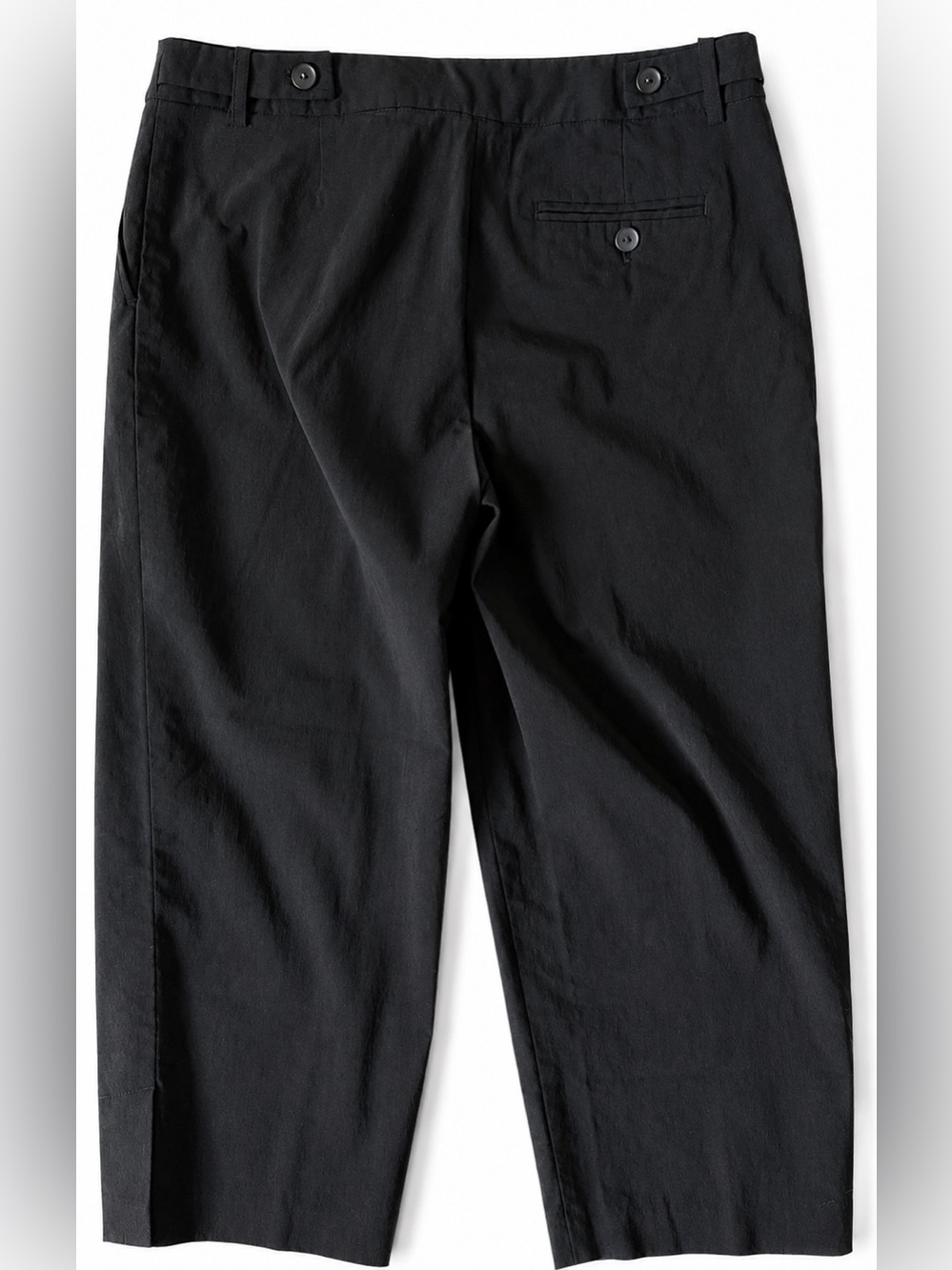 Black Capris Women’s - Dalia Straight Cut 8 - Picture 8 of 9
